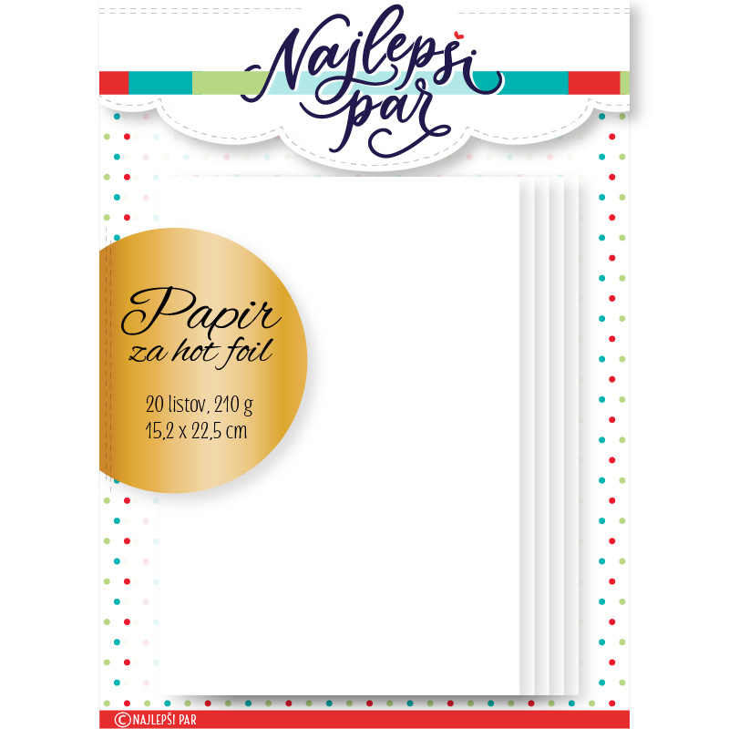 Gladek papir za hot foil